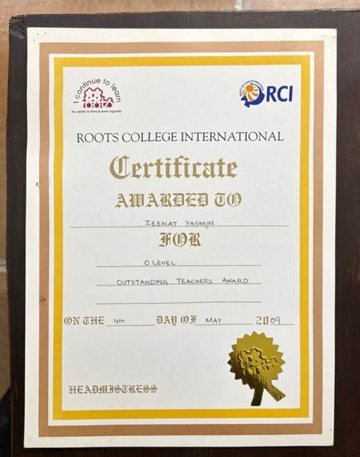 Certificate M
